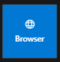 Browser actions setting