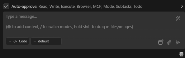 Auto-approve toolbar collapsed state