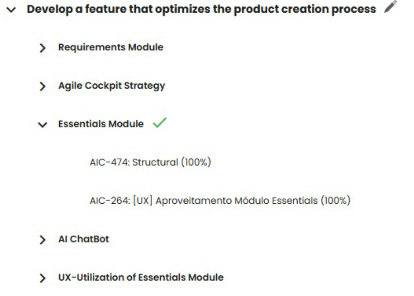 OKR’s list
