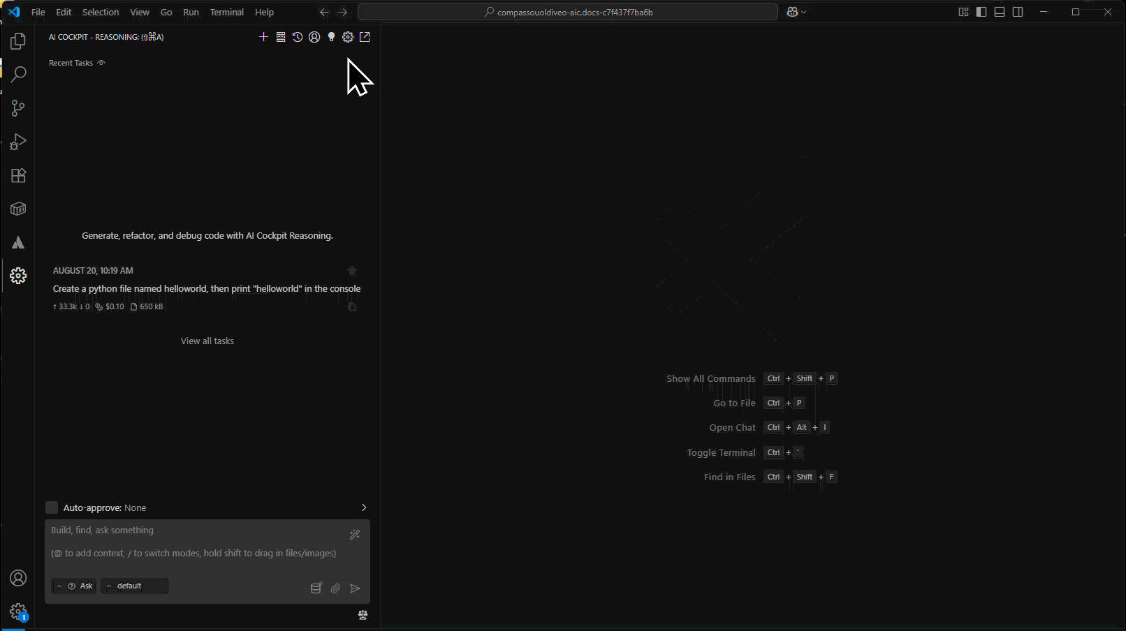 Animation showing temperature slider adjustment