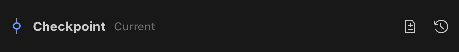 Indicador de checkpoint regular no chat
